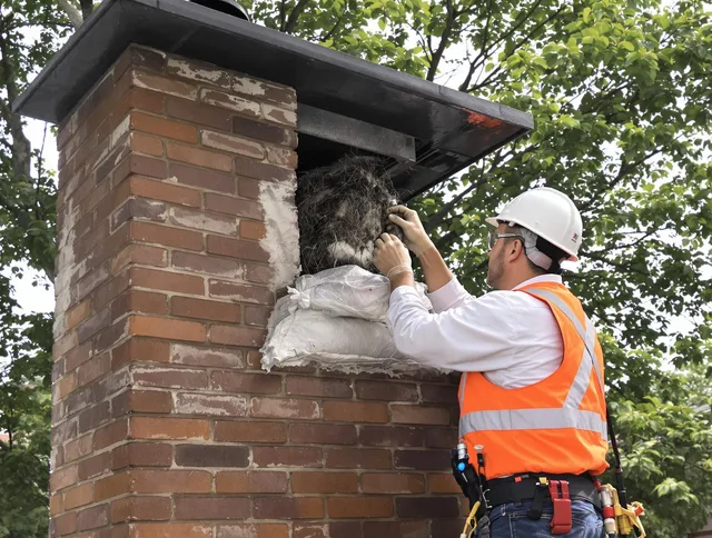 Humane removal of debris and animals by Seven Hills Chimney Sweep in Seven Hills, OH