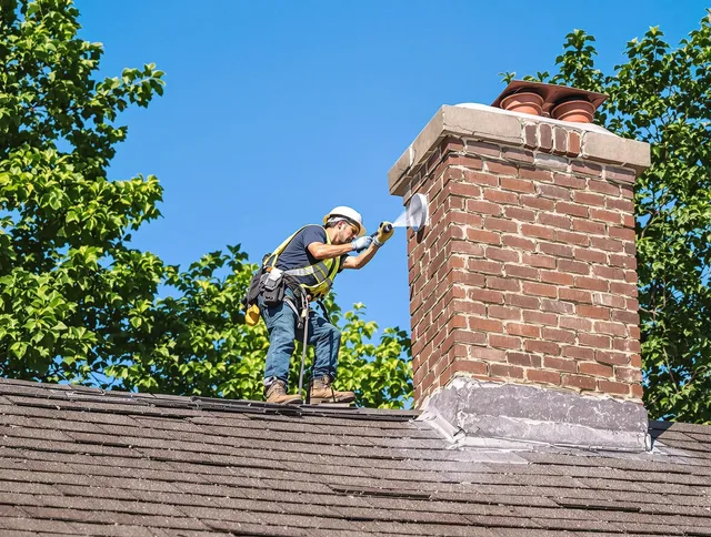 Seven Hills Chimney Sweep performing an inspection with advanced tools in Seven Hills, OH