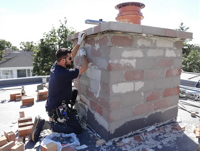 Advanced chimney repair process by Seven Hills Chimney Sweep in Seven Hills, OH